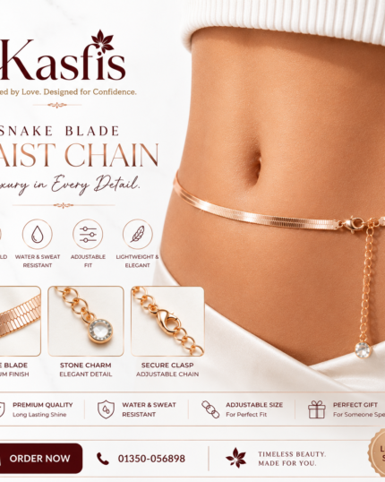 Kasfis Waist Chain – 18K Rose Gold